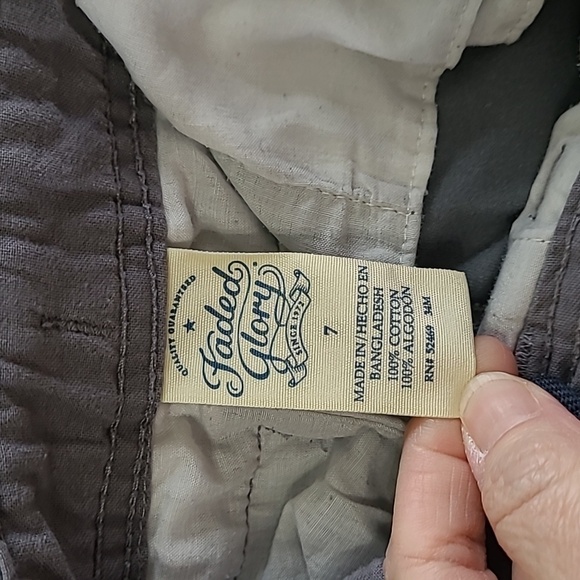 💥3for$12💥 Faded Glory boy's grey shorts size 7 - Picture 3 of 4